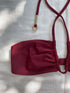 The Iman Halter Top - Merlot